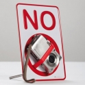 Placa Prohibido No Sign