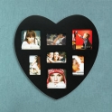 Portafotos de Madera Corazón 7 fotos