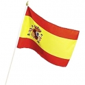 Bandera de España con Palo 60 x 90 cm