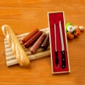 Cuchillo Jamonero y Afilador (Estuche Madera)
