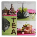 Cuadro Lino Buda Tea 50 x 50